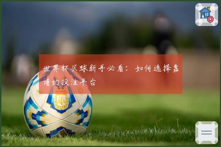 世界杯买球新手必看：如何选择靠谱的投注平台